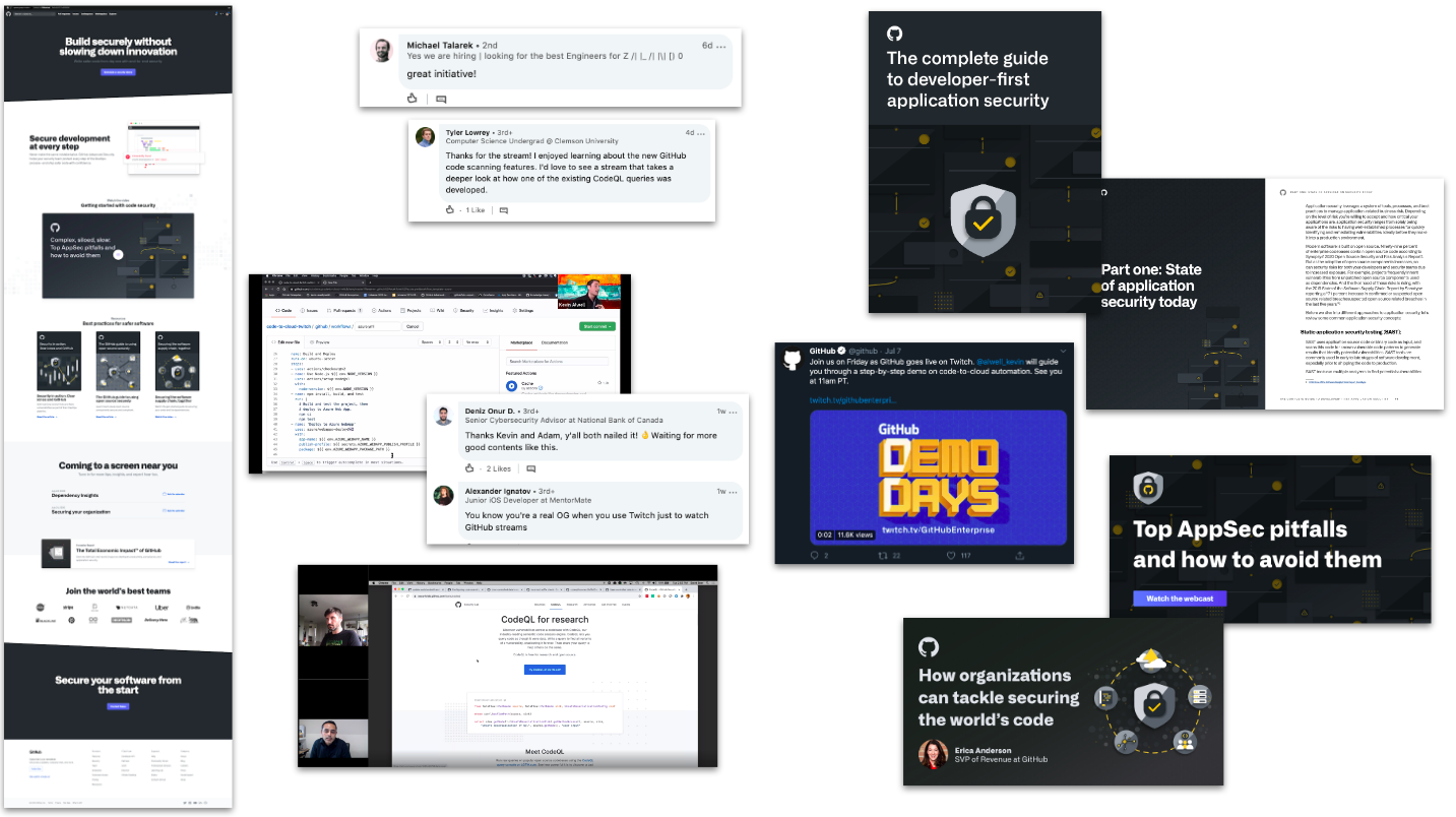 GitHub security campaign